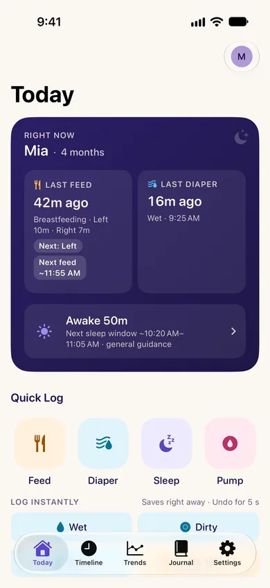 iPhone screenshot of the Today screen.